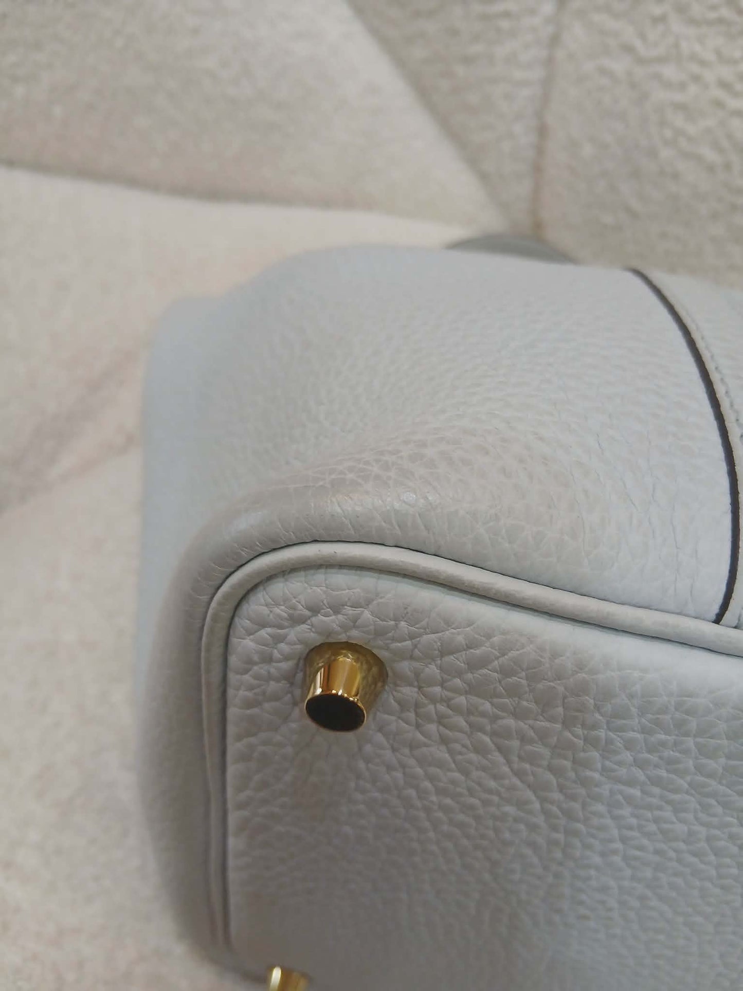 Hermes Picotin 18 Bleu Glacier Clemence Stamp Z 2021