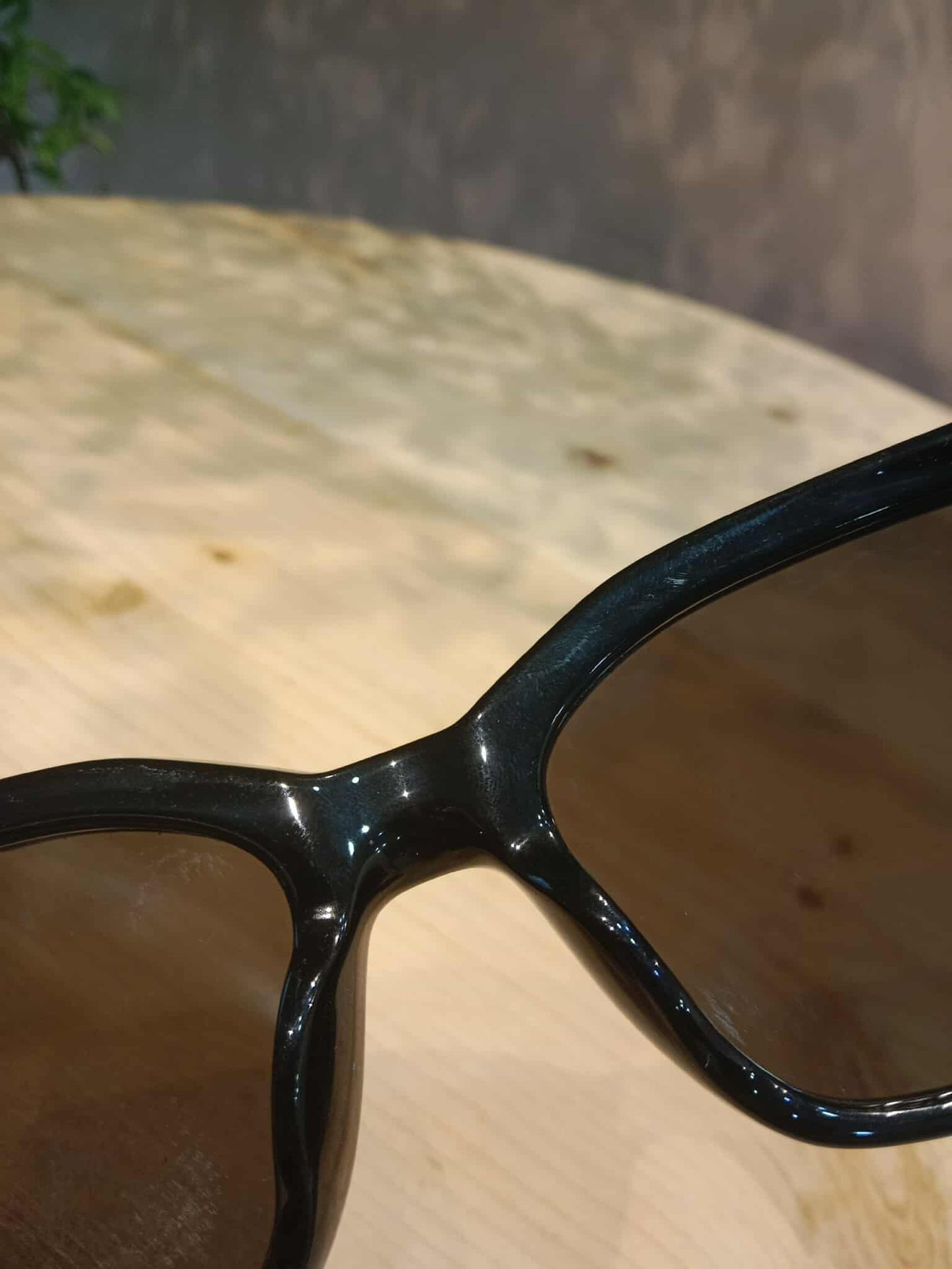 YSL Women's Cat Eye Black Sunglasses