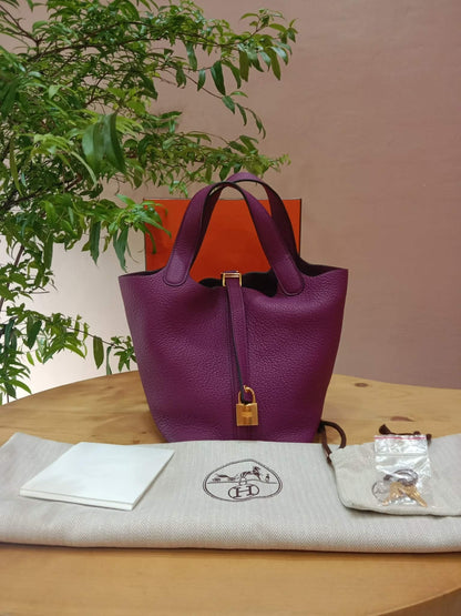 Hermes Picotin 18 Anemone Clemence
