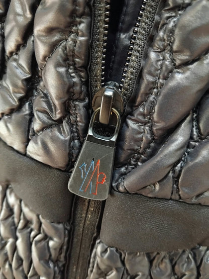 Moncler Grenoble "Cailly" Quilted Hooded Jacket in Black