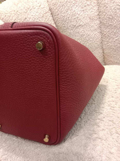 Hermes Picotin 18 Rouge Stamp W 2024