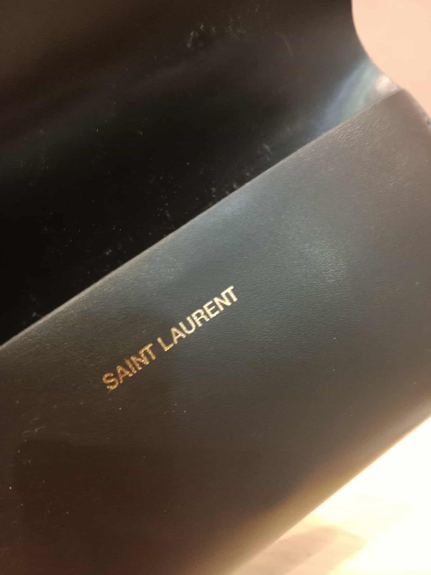 YSL Women's Cat Eye Black Sunglasses