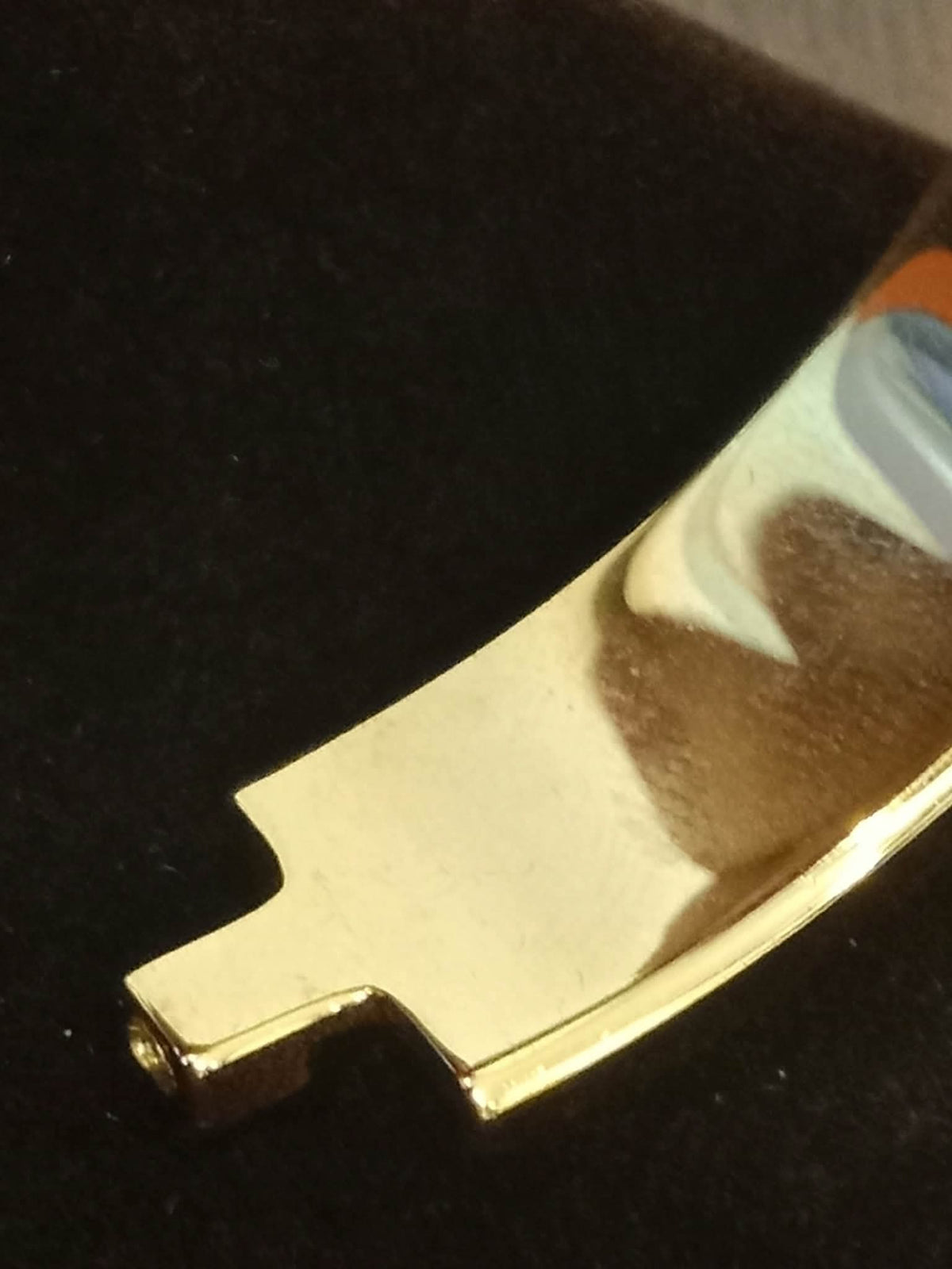Hermes Clic H Bangle Bracelet Enamel Etoupe PM