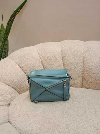 Loewe Puzzle Bag Small Blue