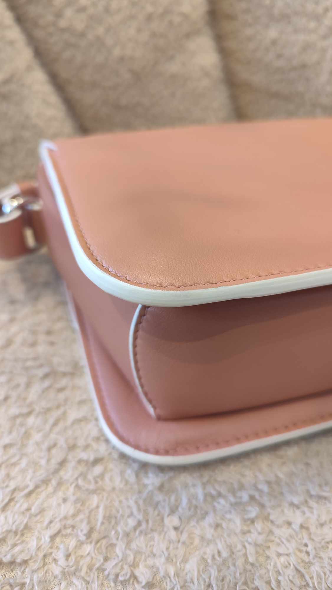 Loro Piana Artemis Salmon Pink Calfskin Bag