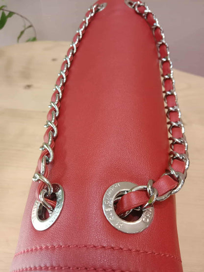 Chanel Mix Flap Messenger Bag Red Series 15