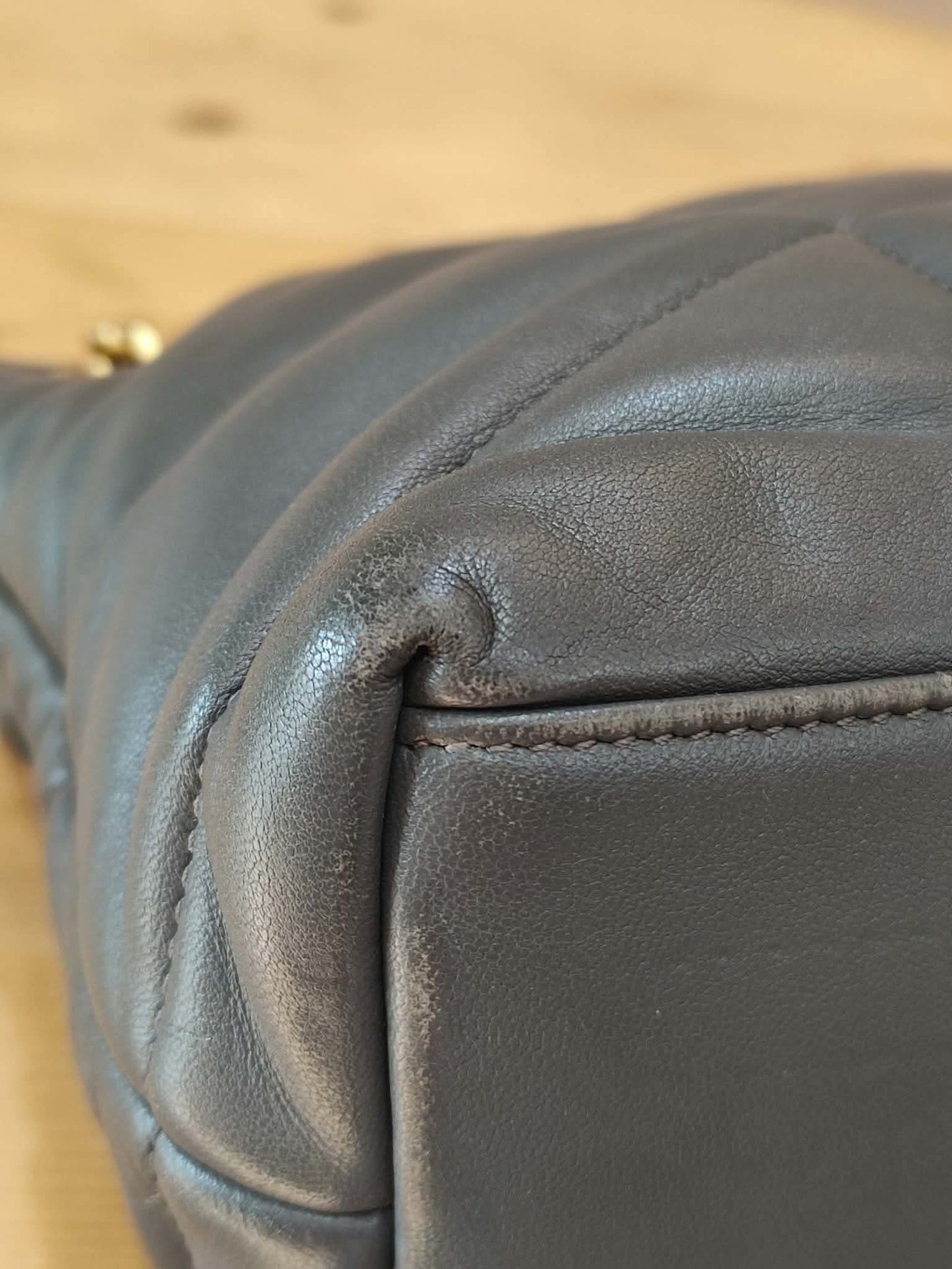 Saint Laurent Loulou Dark Gray Bag