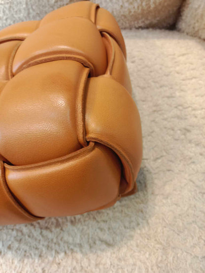 Bottega Veneta Padded Cassette Caramel Crossbody Bag