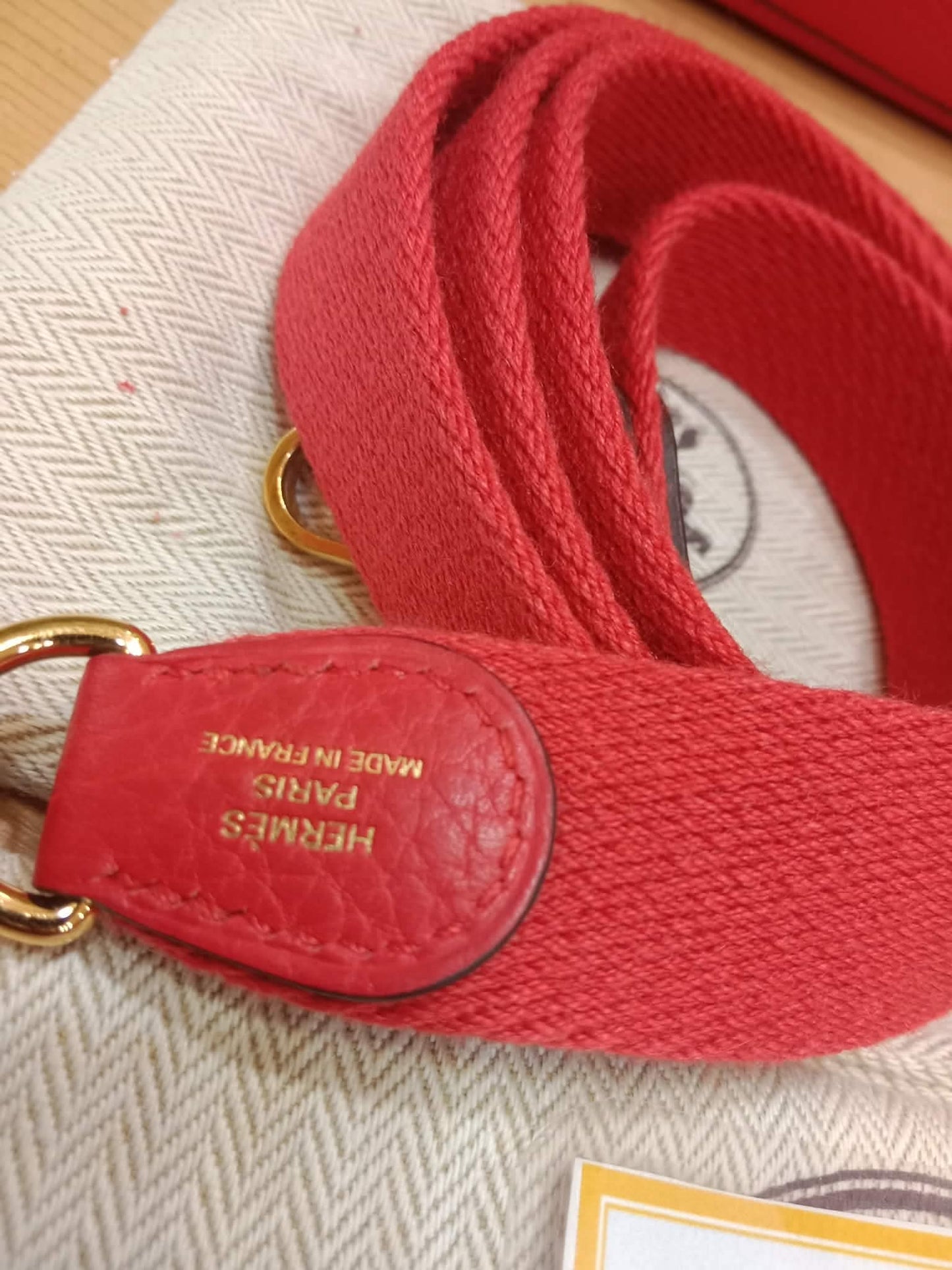 Hermes MIni Evelyne Orange Clemence Stamp Y 2020
