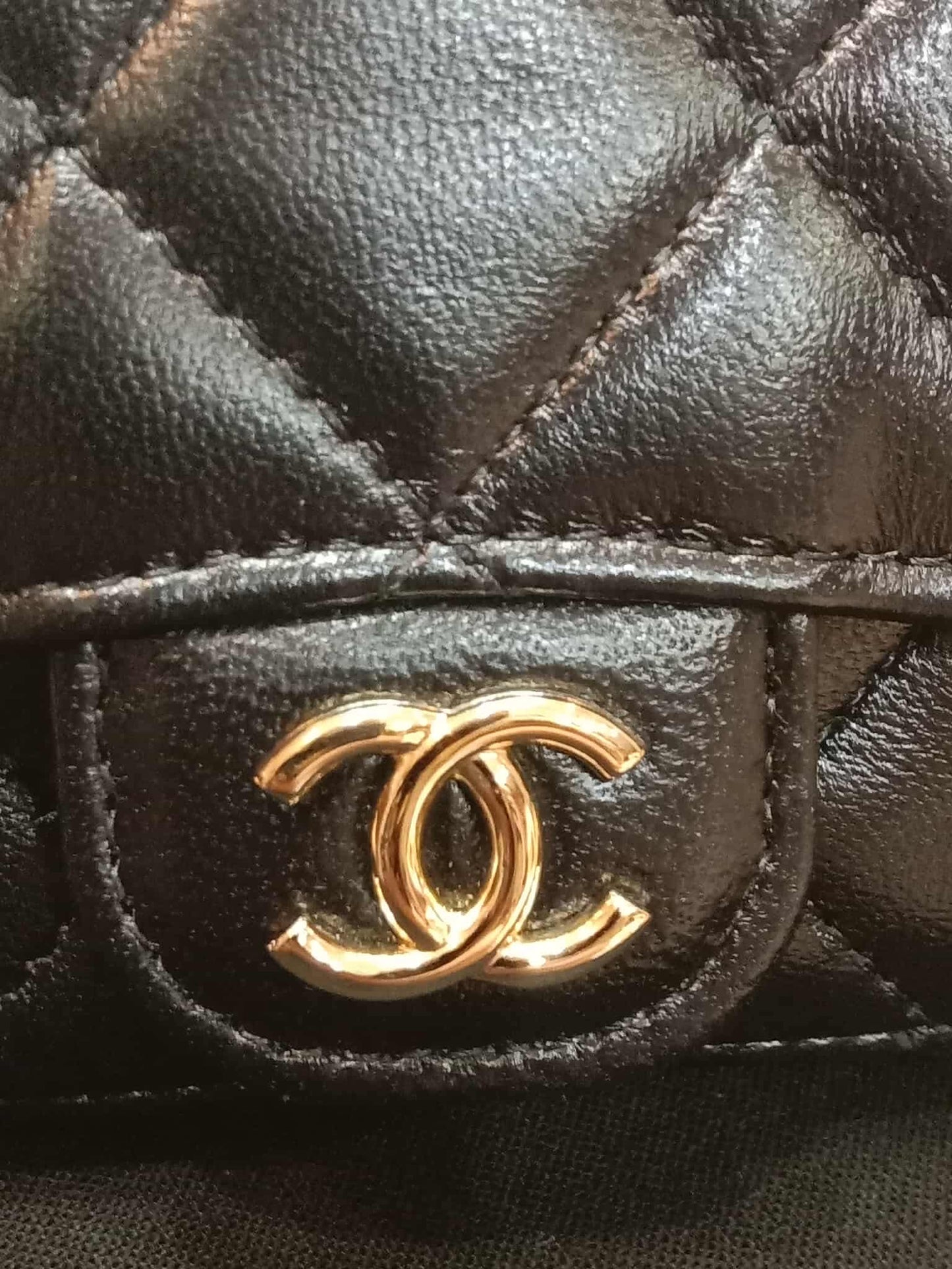 Chanel Bow Chain Belt Bag Black Lambskin Series 31