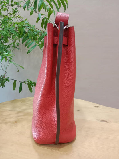 Hermes So Kelly 22 Togo Red Stamp R Square 2014