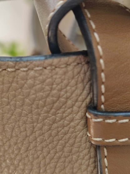 Loewe Hammock Bicolor Taupe/Brown Small Bag