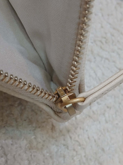 Chanel 25 Beige Caviar Medium Microchipped