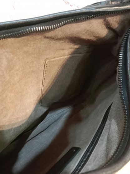 Bottega Veneta Hobo Intrecciato Bag Black