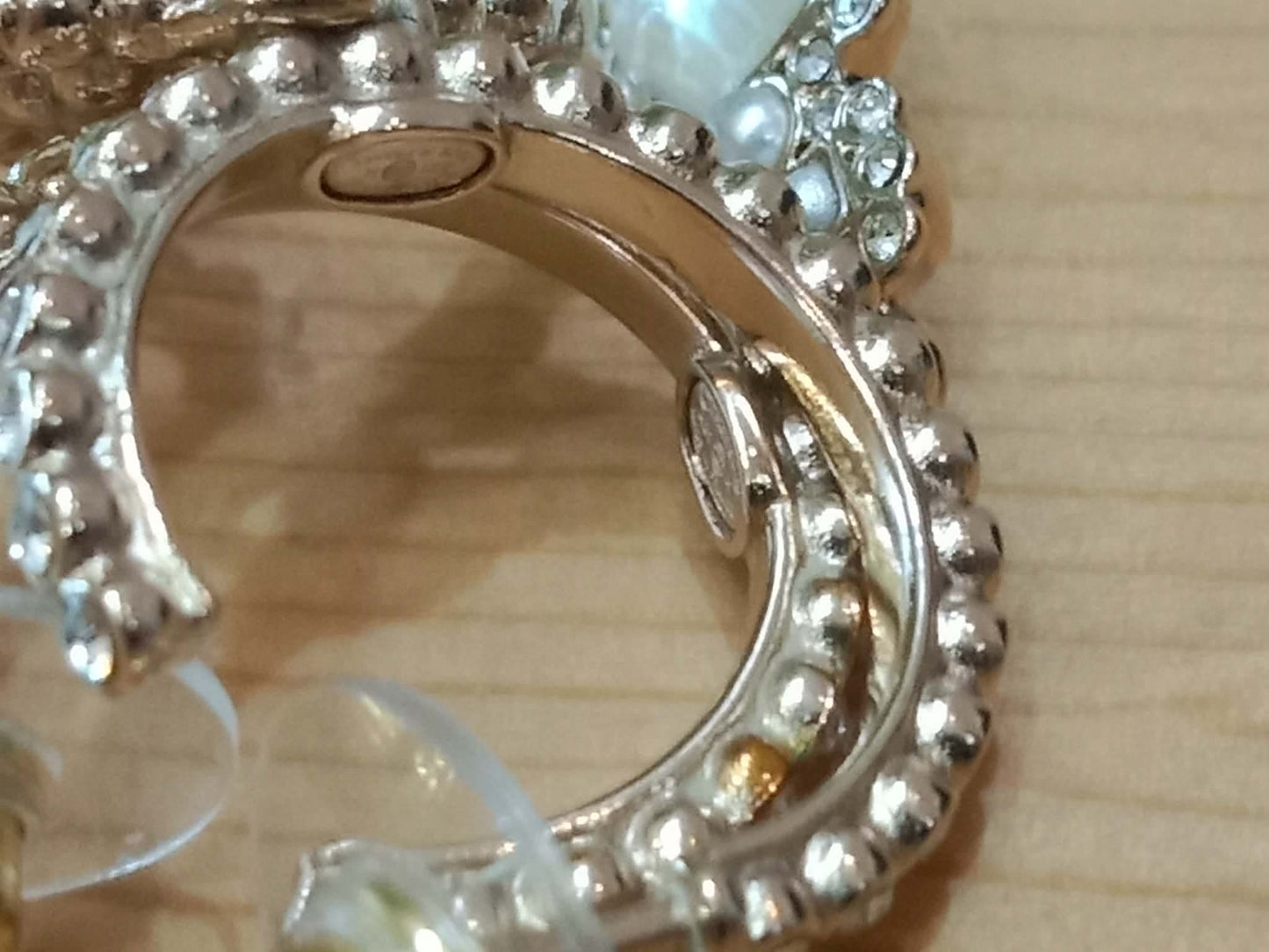 Chanel Drop Hoop Earrings