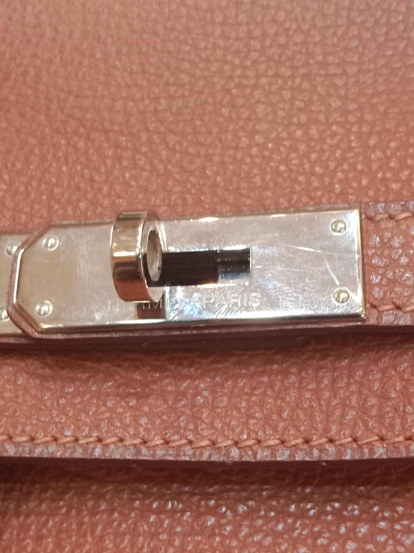 Hermes Birkin 30 Ardennes Noisette Stamp I Square 2005