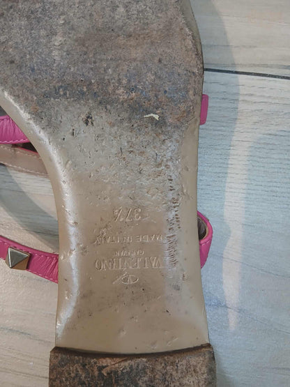 Valentino Garavani Rockstud Sandals Pink Size 37 1/2