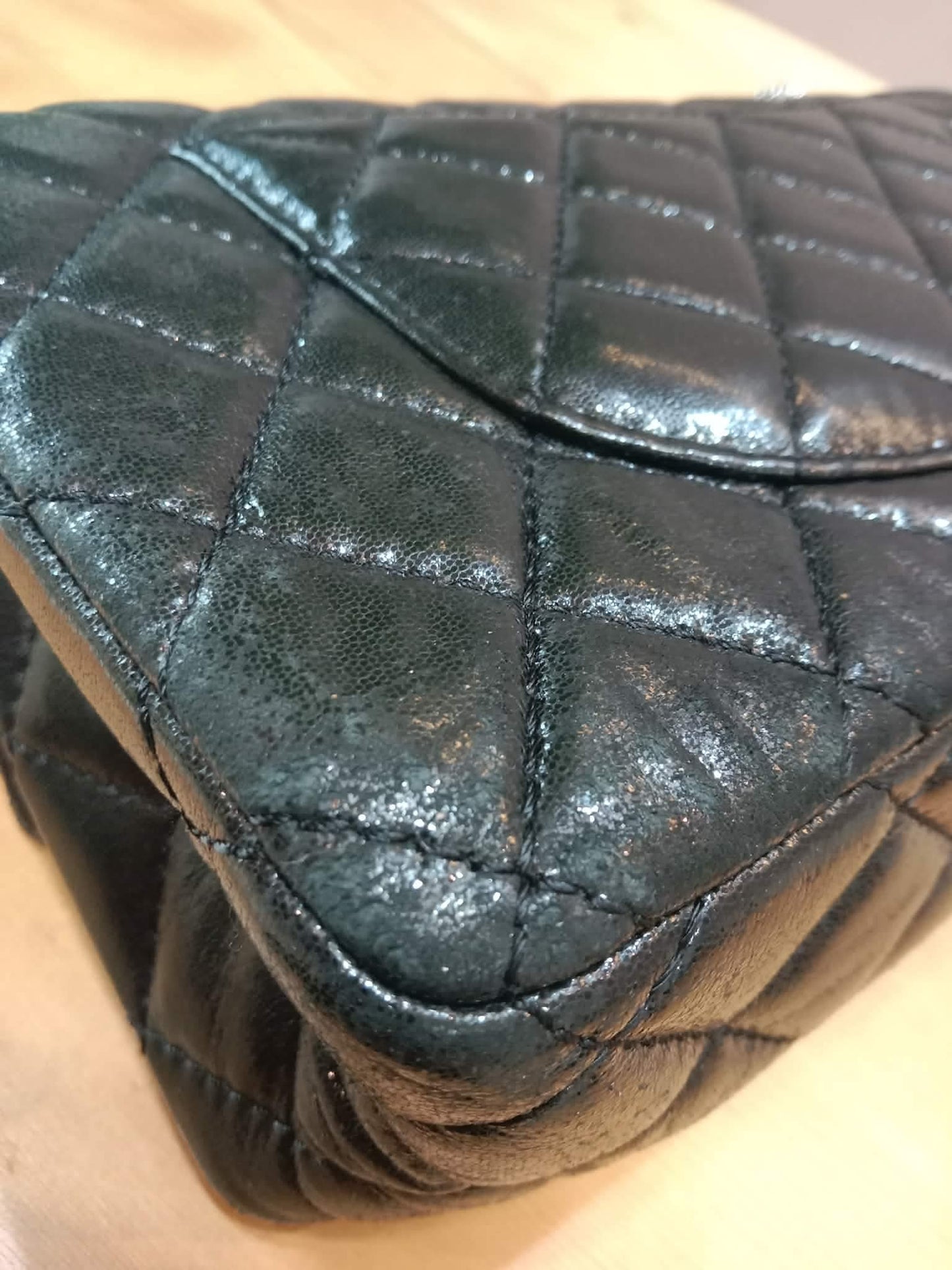 Chanel Reissue Flap Bag Iridescent Aged Calfskin Black Series 12