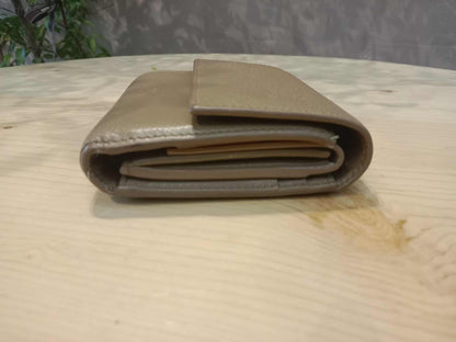 Celine Beige Trifold Wallet