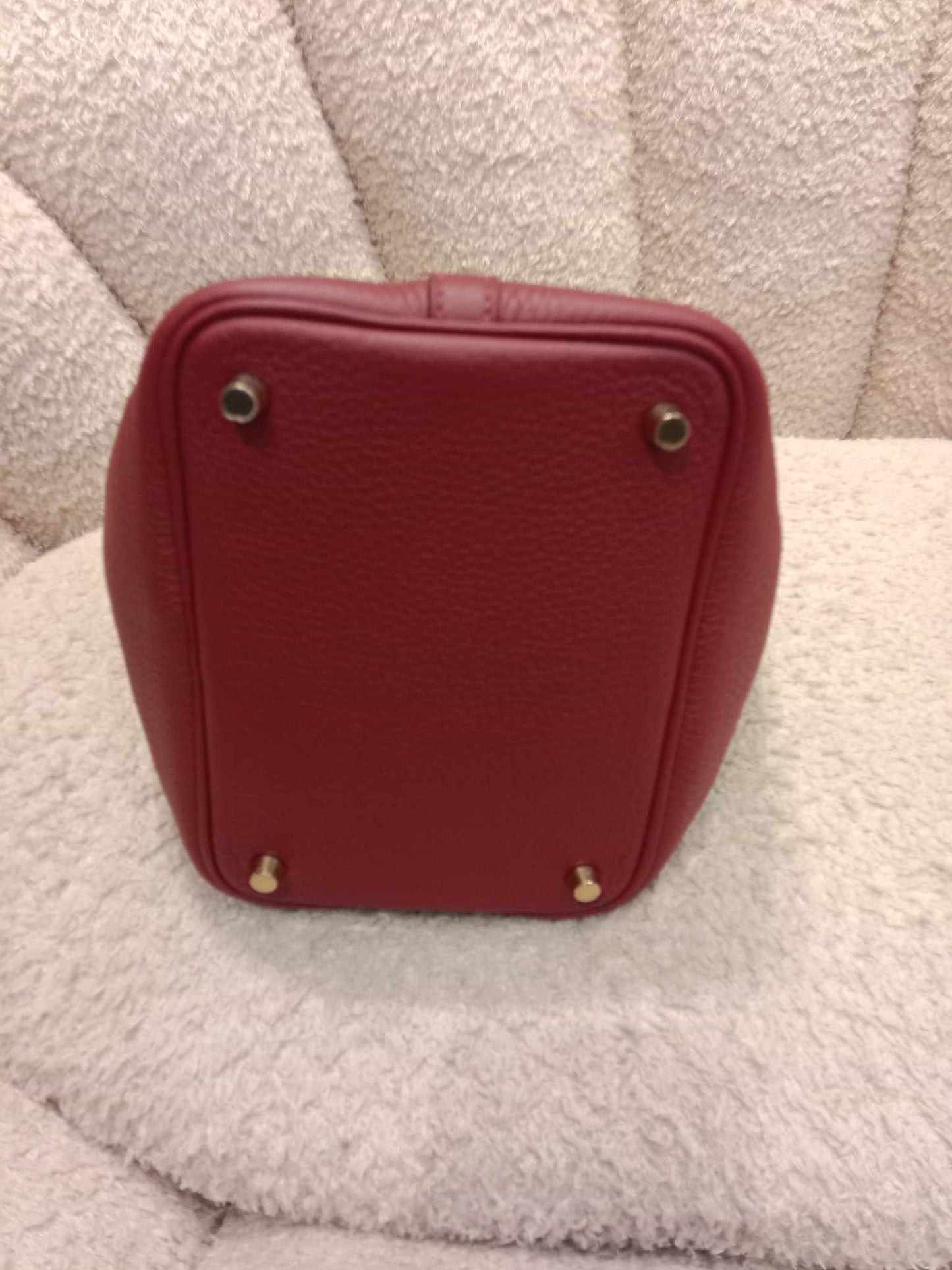 Hermes Picotin 18 Rouge Stamp W 2024