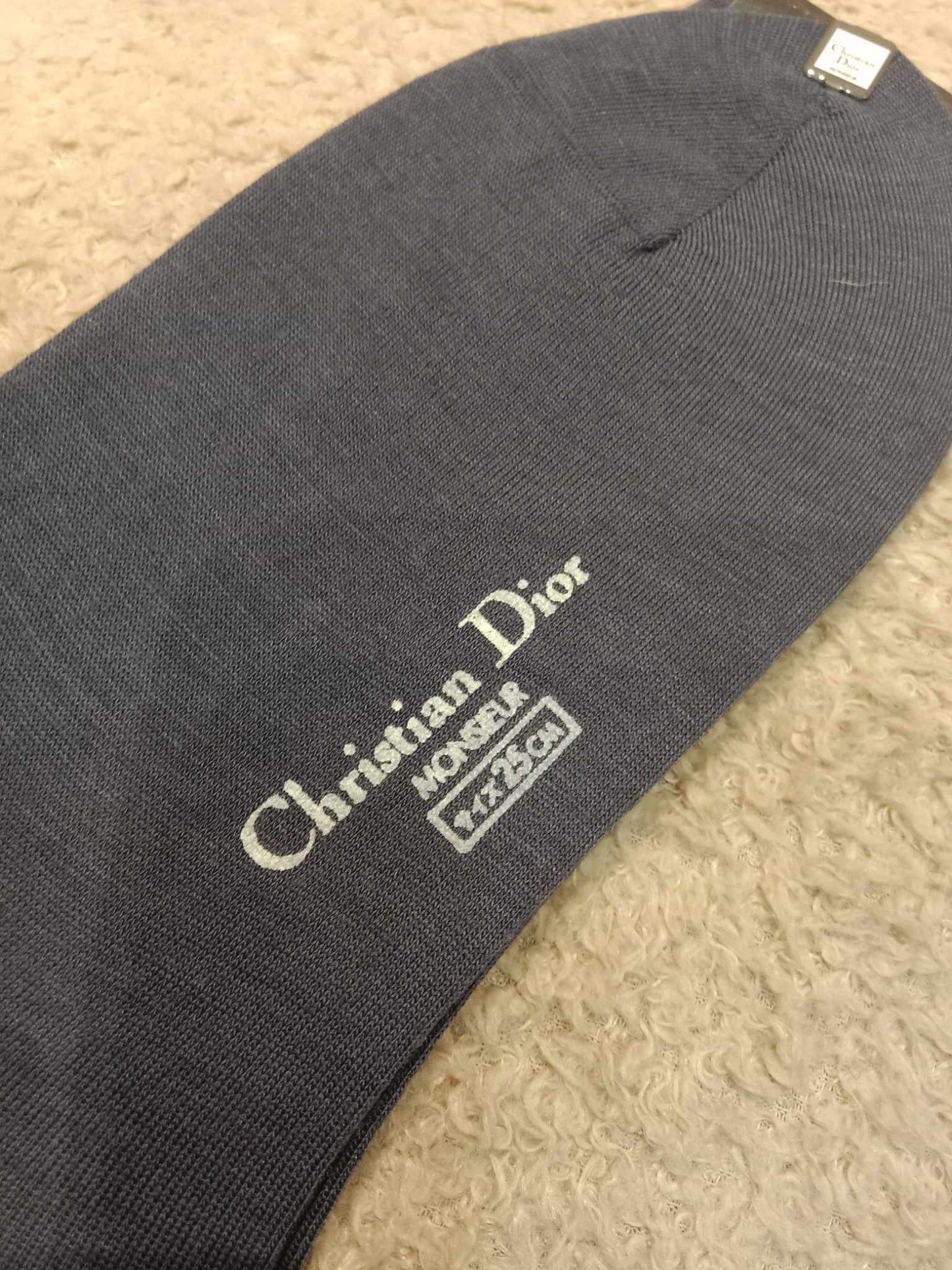 Christian Dior Monsieur Navy Blue Socks