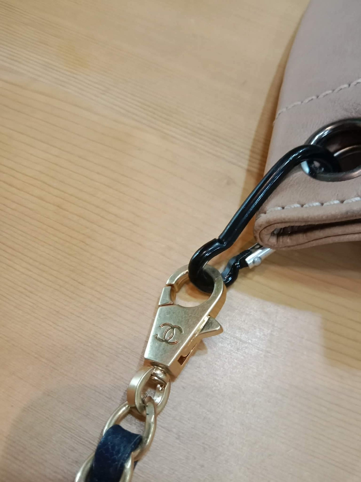 Chanel LAX Accordion Beige Lambskin Series 8