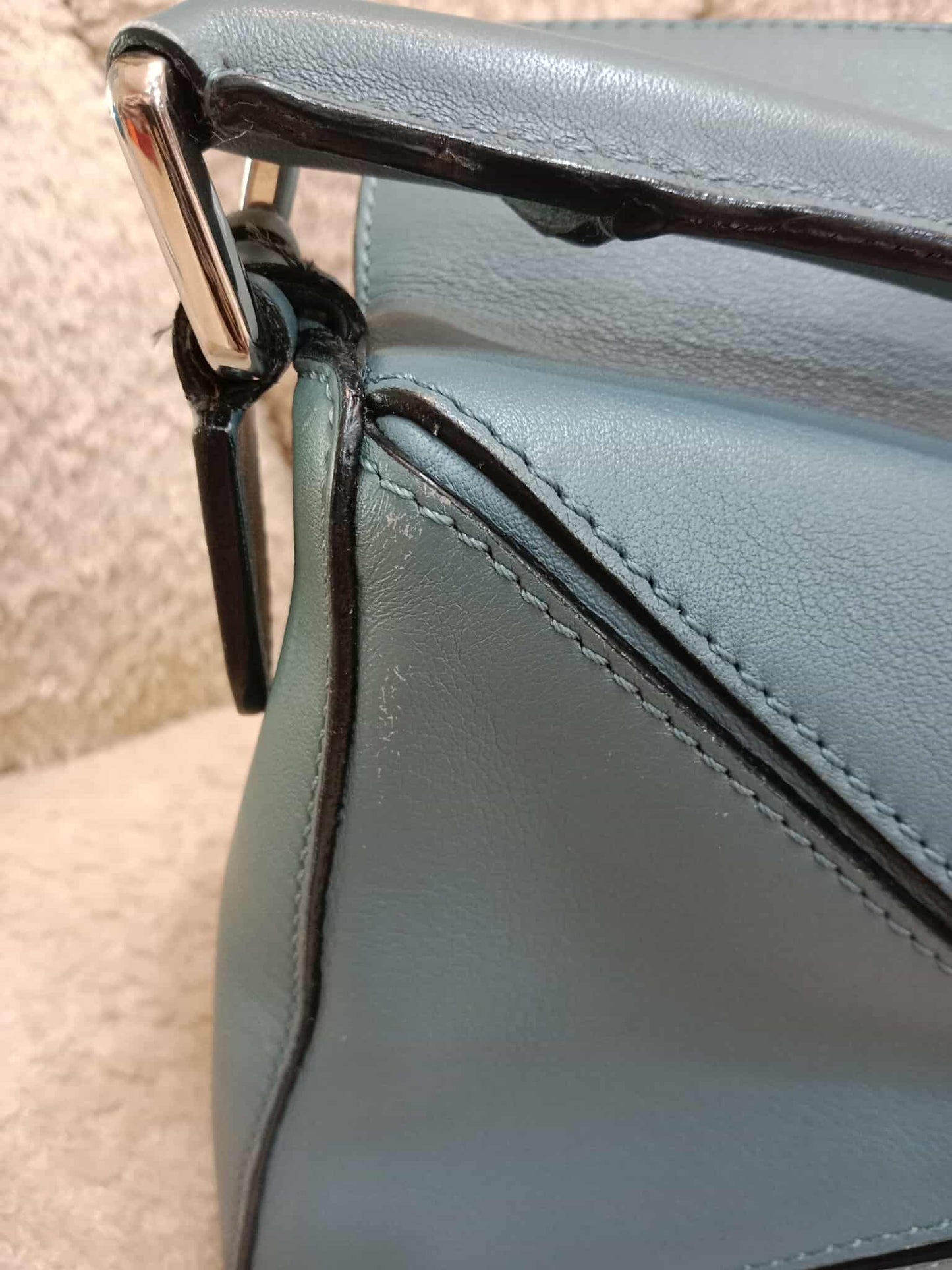 Loewe Puzzle Bag Small Blue