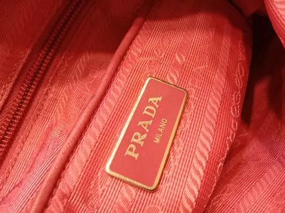 Prada Pink Tessuto Nylon/Leather Messenger Bag