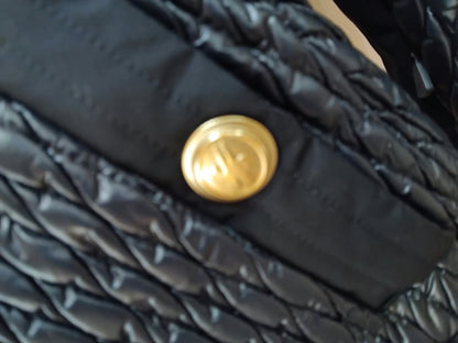 Moncler Grenoble "Cailly" Quilted Hooded Jacket in Black
