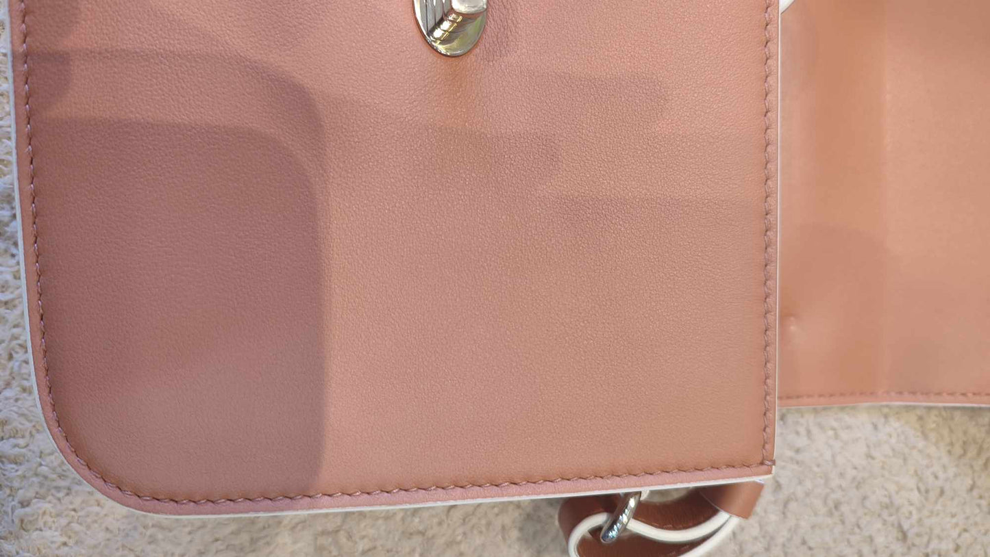 Loro Piana Artemis Salmon Pink Calfskin Bag