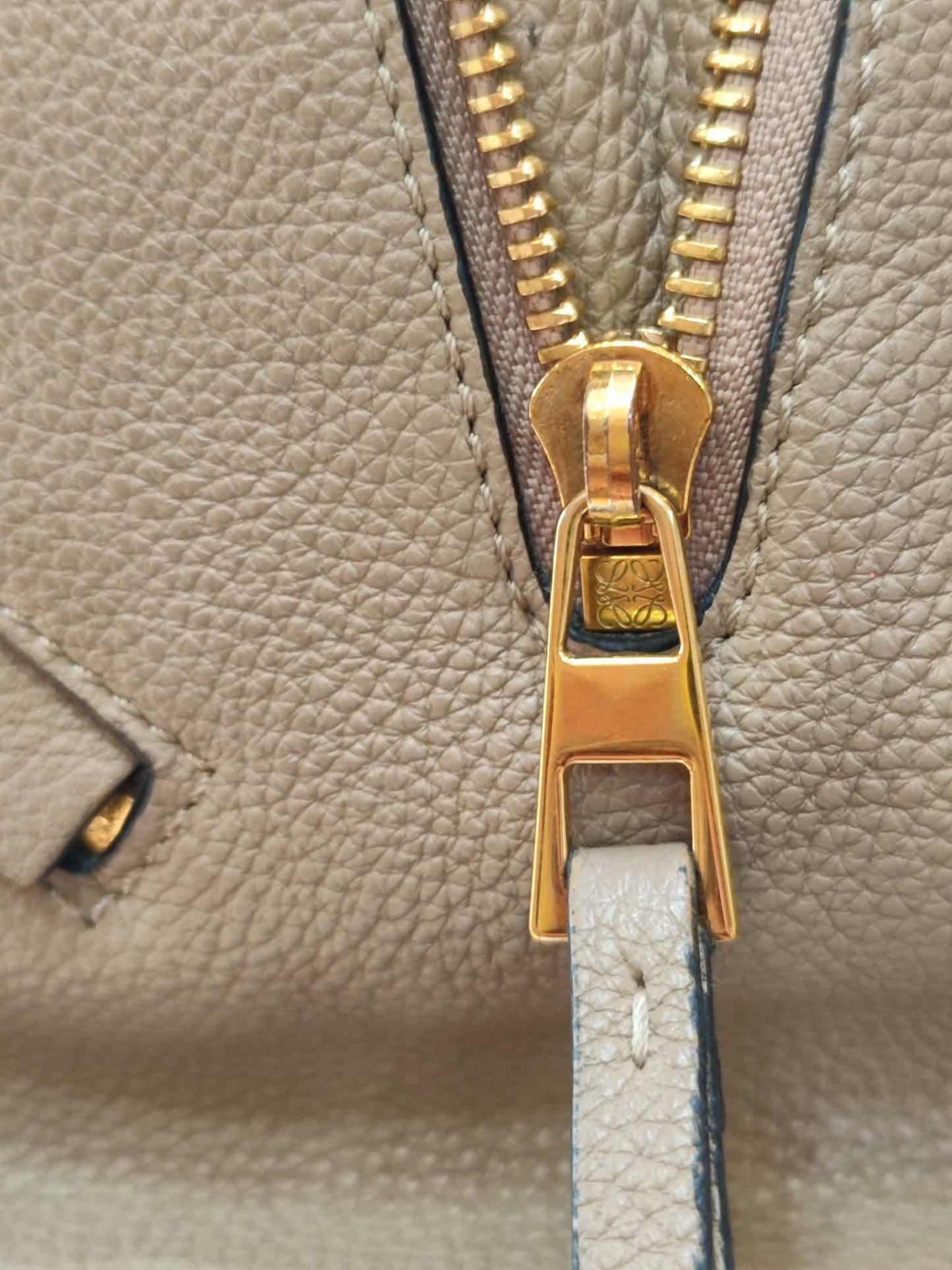Loewe Hammock Bicolor Taupe/Brown Small Bag