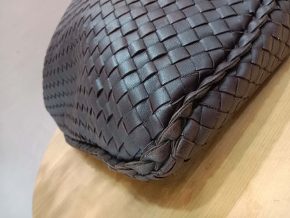 Bottega Veneta Intrecciato Espresso Woven Nappa Leather Maxi Bag