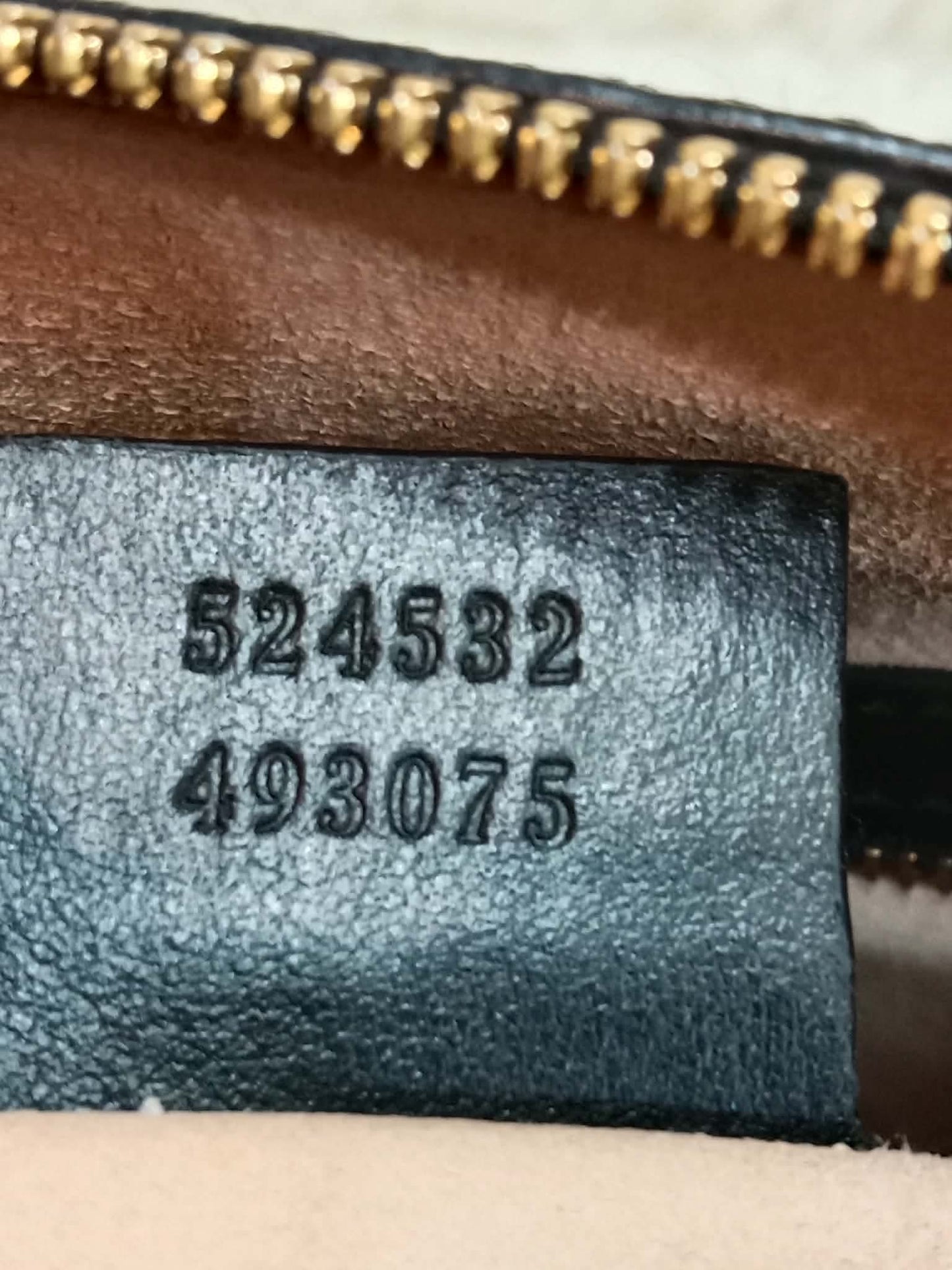 Gucci Ophidia Brown Suede Boston Bag