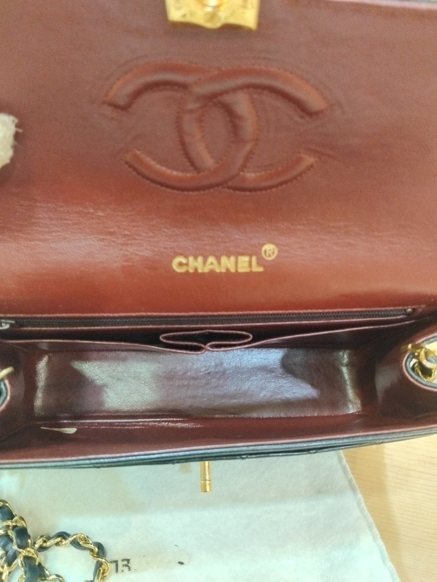Chanel Circle Lock Flap Vintage CC Lambskin Black Series 1