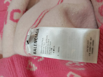 Balenciaga Wool Sweater Pink Size Small