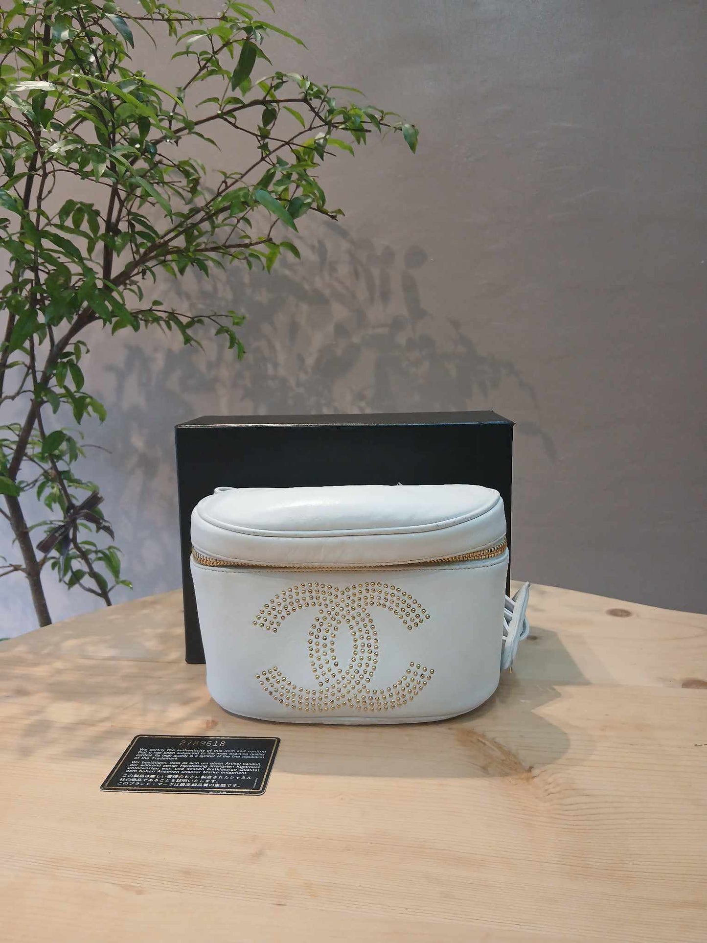 Chanel Belt Bag White Lambskin Series 2