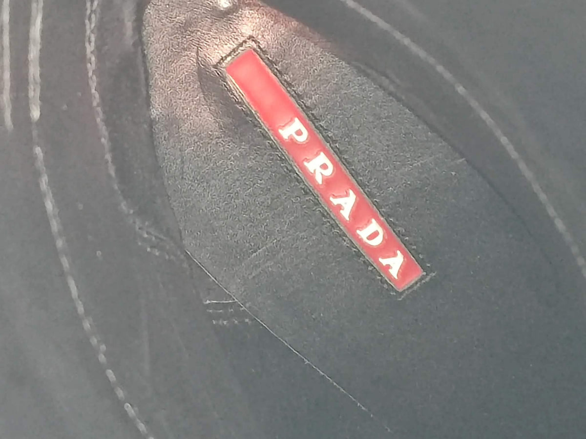 Prada Rossa Fur Black Boots Size 35