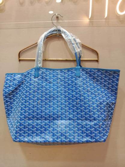Goyard Saint Louis Tote Blue GM