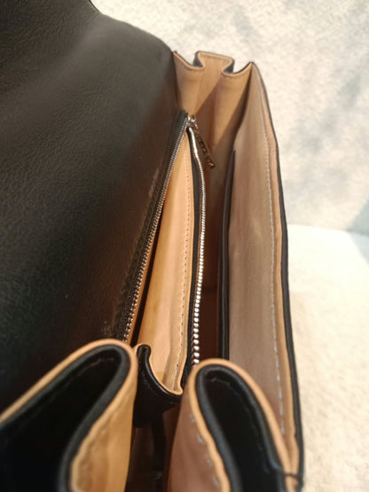 Delvaux Tempete Handbag Black MM