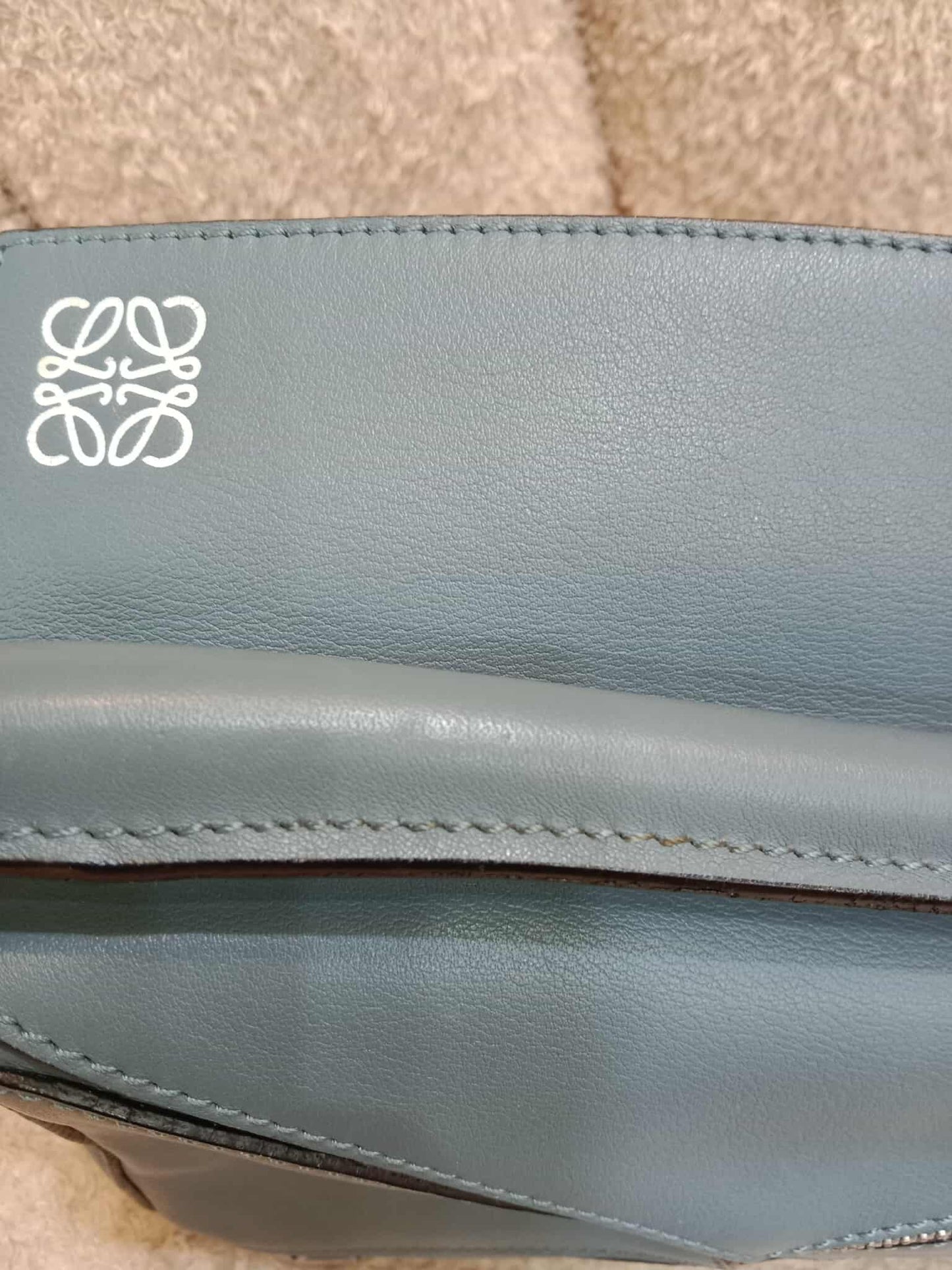 Loewe Puzzle Bag Small Blue