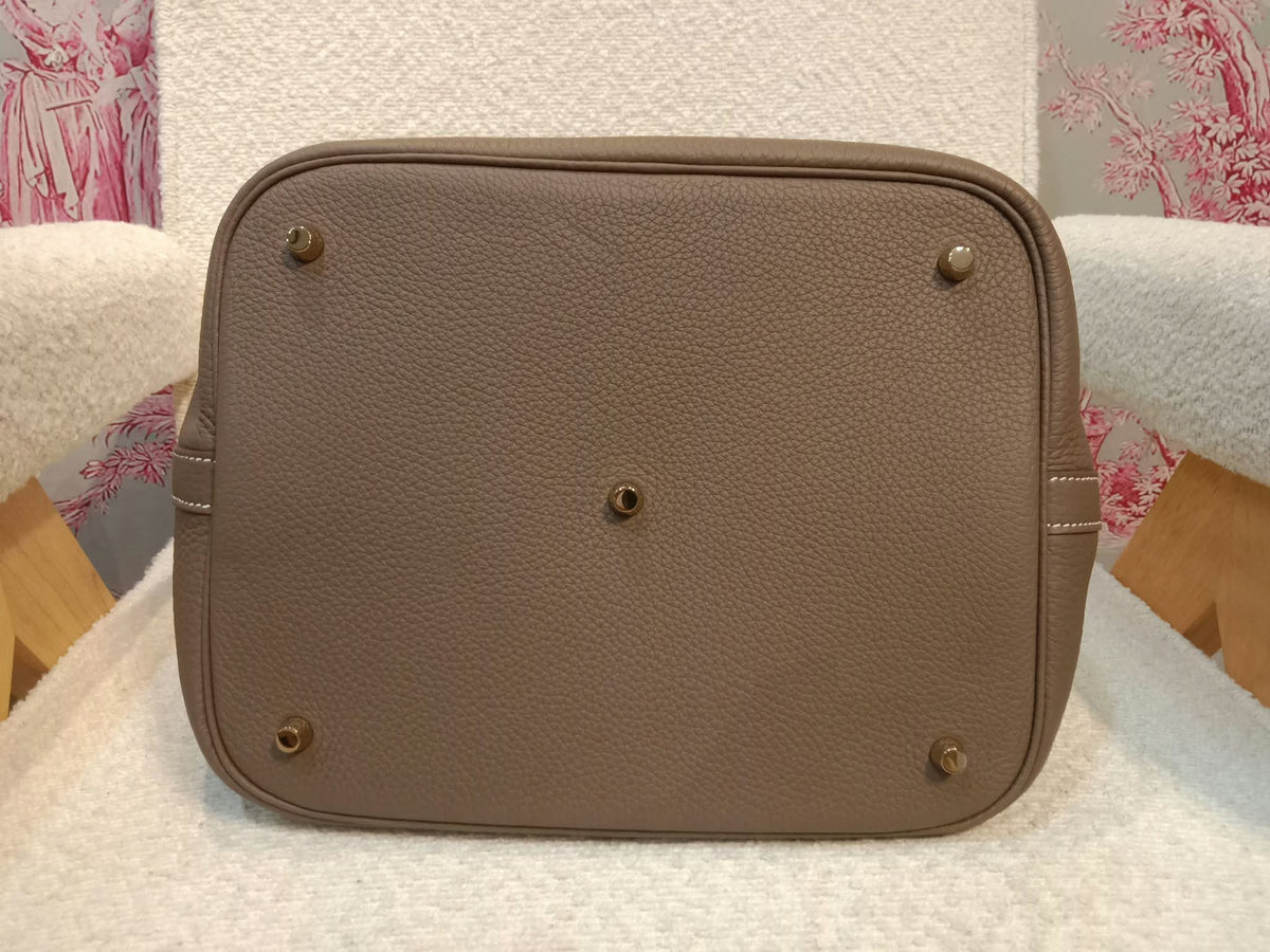 Hermes Picotin 26 Etoupe Clemence Stamp B 2023