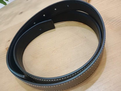 Hermes Mini Constance Reversible Belt Etoupe Stamp Z 2021