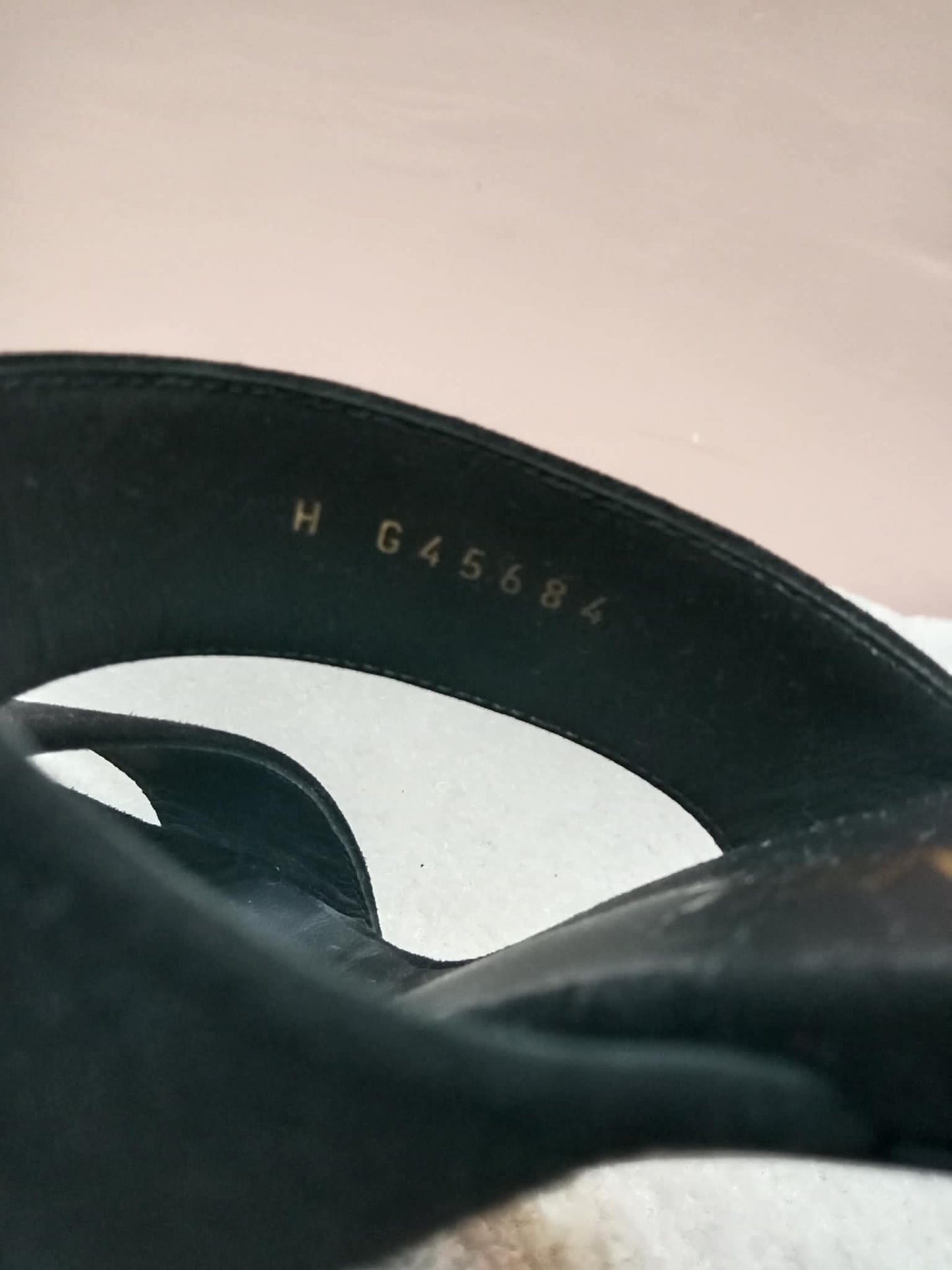 Chanel Pearl Heel Mules Black Suede with Pearl Embedded Heels Size 36
