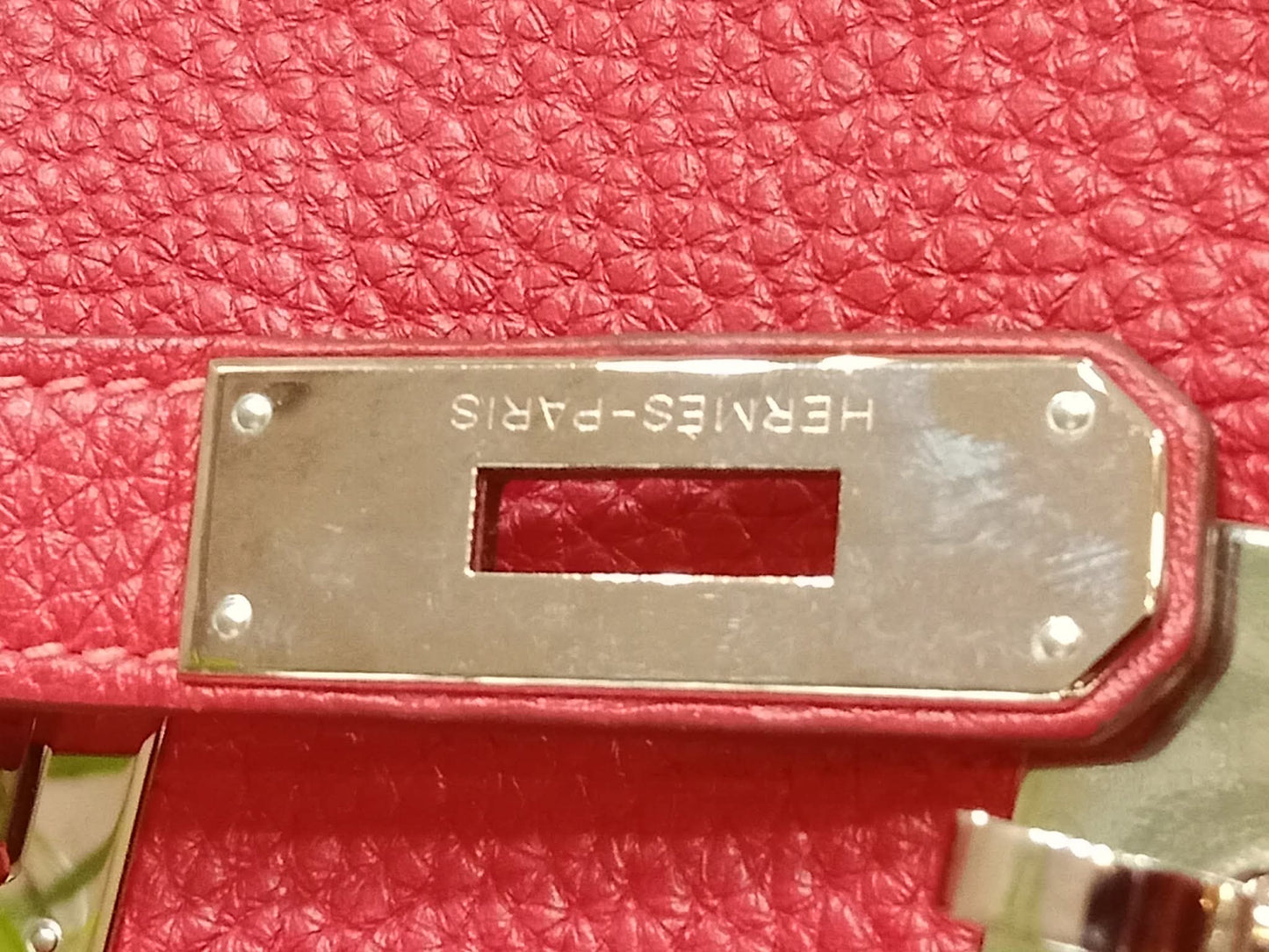 Hermes Jypserie 28 Rouge Casaque Clemence Stamp B 2023