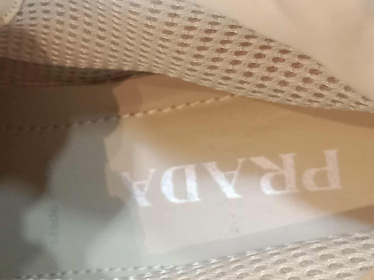 Prada Monolith Boots Beige Size 38