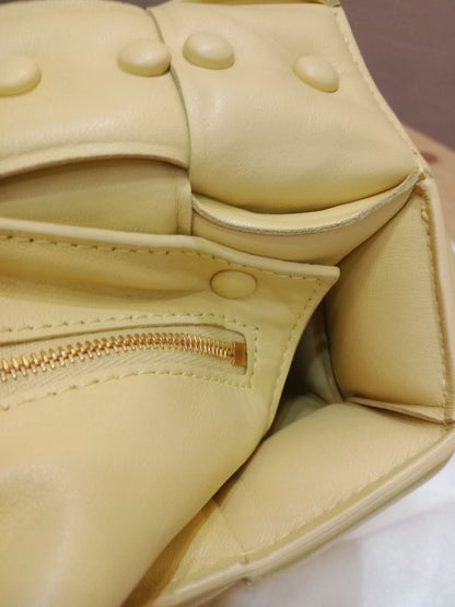 Bottega Veneta Chain Cassette Shoulder Bag Yellow