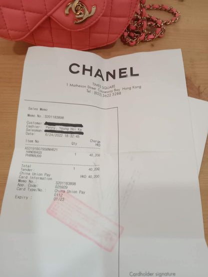 Chanel CC in Love Heart Bag Lambskin Pink Microchipped