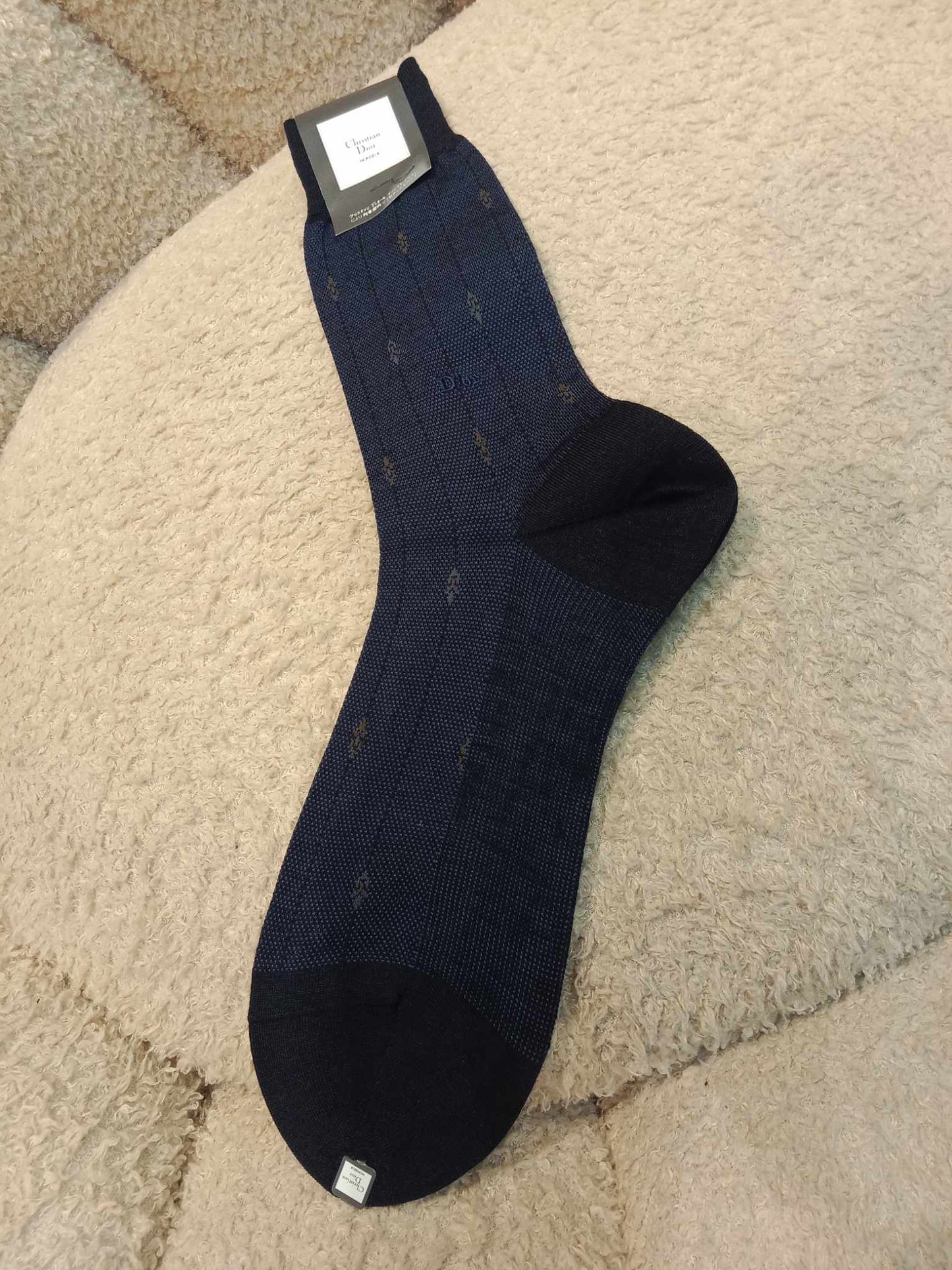 Dior Socks Monsieur Black/Blue