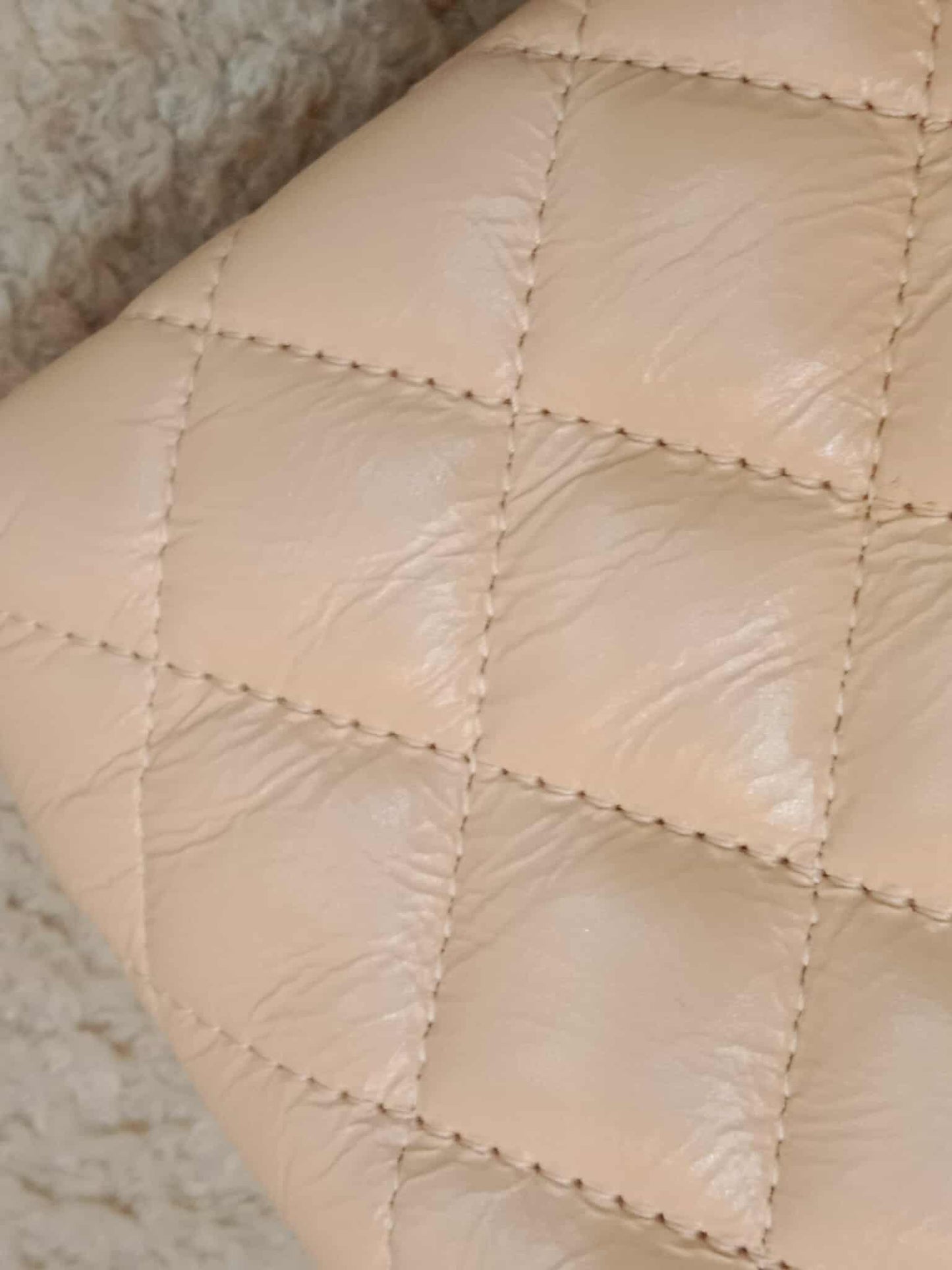 Chanel Kelly Nano Bag Beige Microchipped Fullset