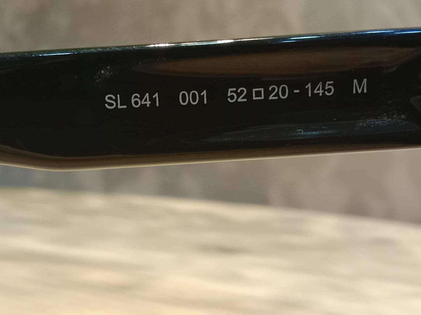 YSL Women's Cat Eye Black Sunglasses